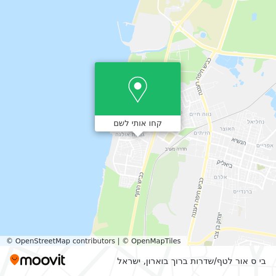 מפת בי ס אור לטף/שדרות ברוך בוארון