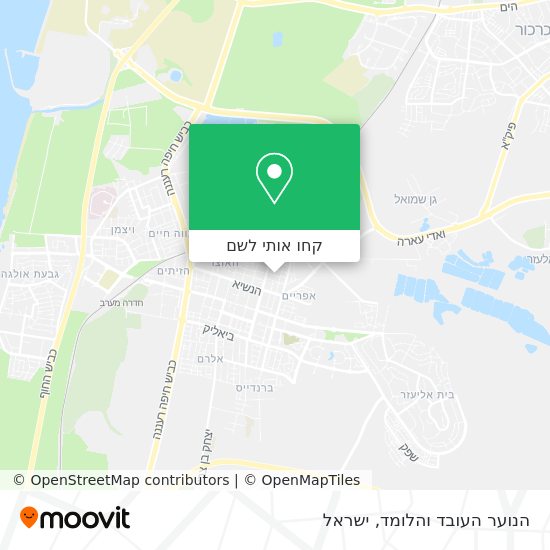 מפת הנוער העובד והלומד