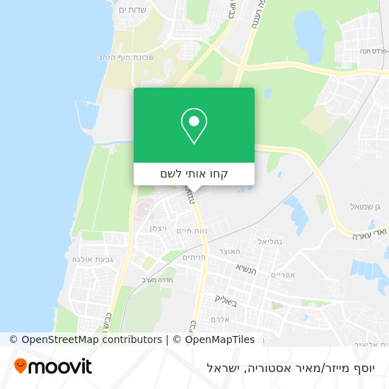 מפת יוסף מייזר/מאיר אסטוריה