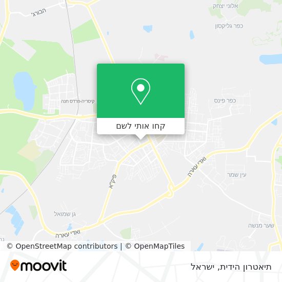 מפת תיאטרון הידית