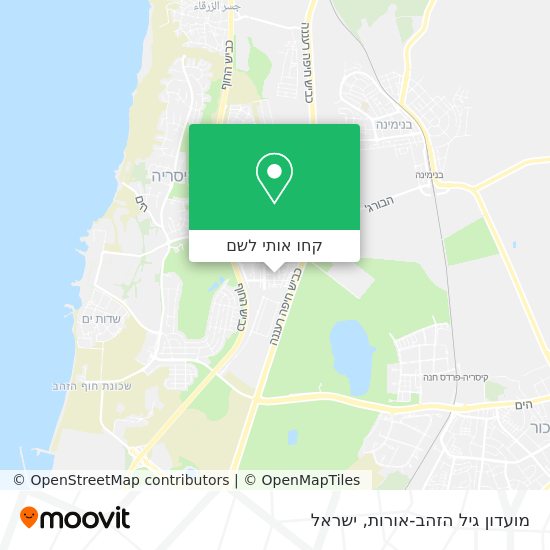 מפת מועדון גיל הזהב-אורות