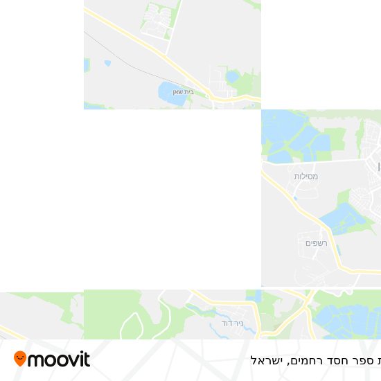 מפת בית ספר חסד רחמים