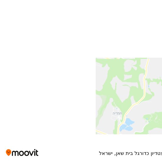 מפת איצטדיון כדורגל בית שאן