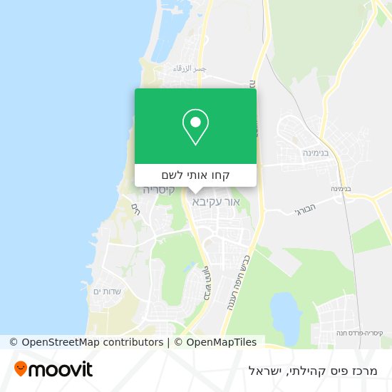 מפת מרכז פיס קהילתי