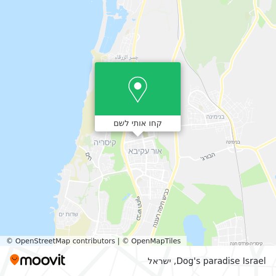 מפת Dog's paradise Israel