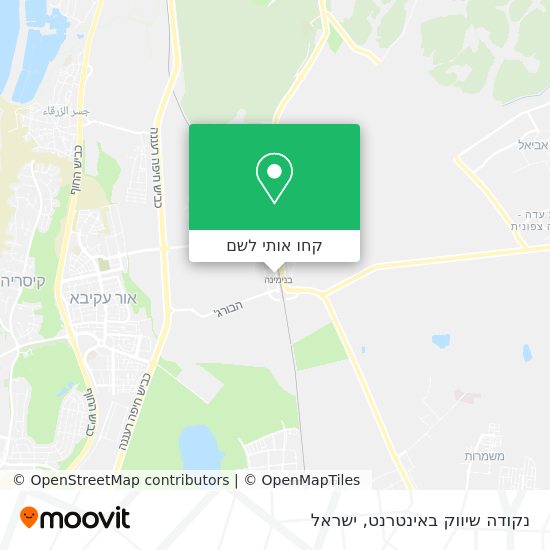 מפת נקודה שיווק באינטרנט
