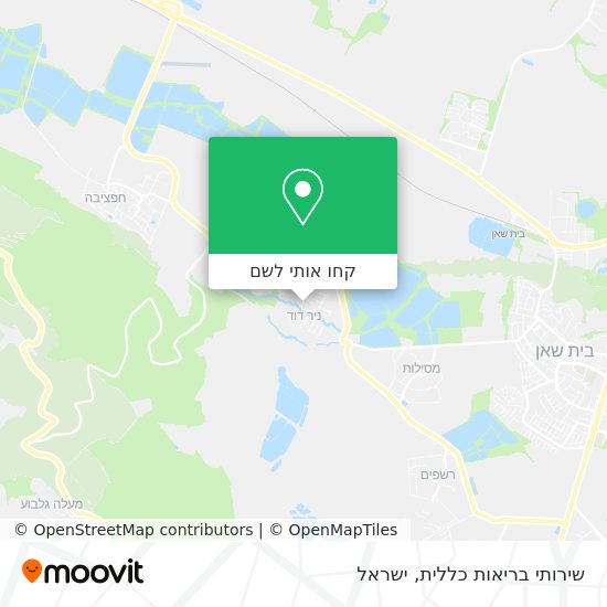 מפת שירותי בריאות כללית