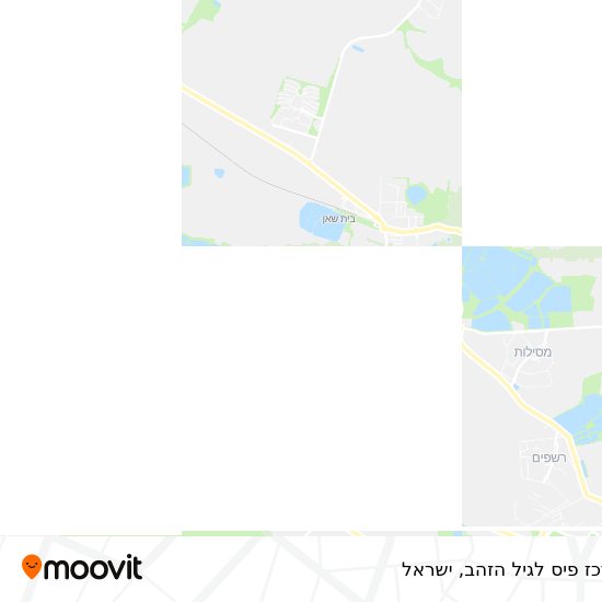 מפת מרכז פיס לגיל הזהב