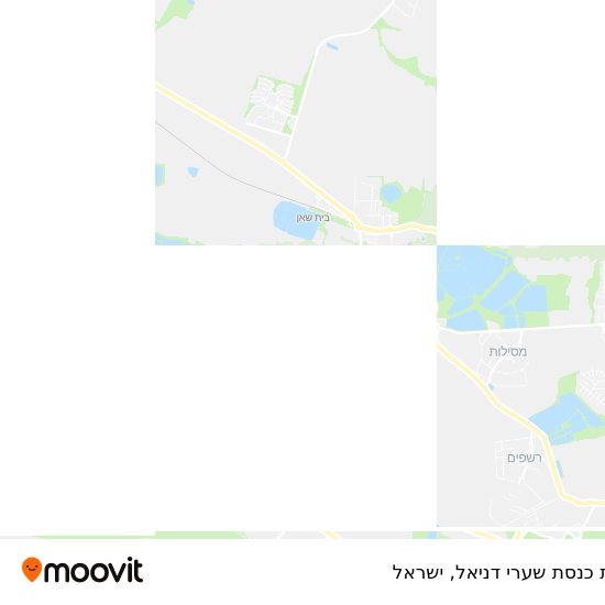 מפת בית כנסת שערי דניאל