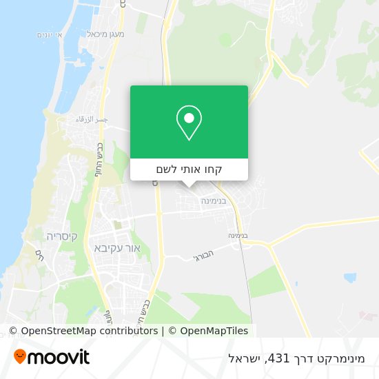 מפת מינימרקט דרך 431