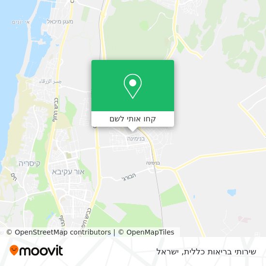 מפת שירותי בריאות כללית