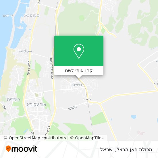 מפת מכולת וזאן הרצל