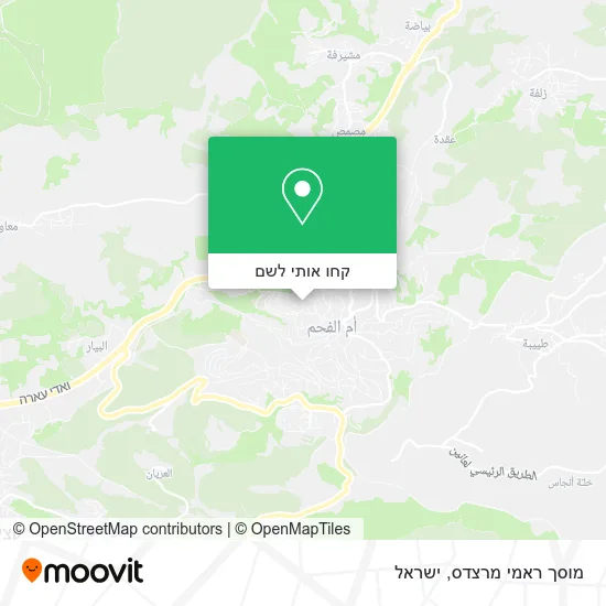 מפת מוסך ראמי מרצדס