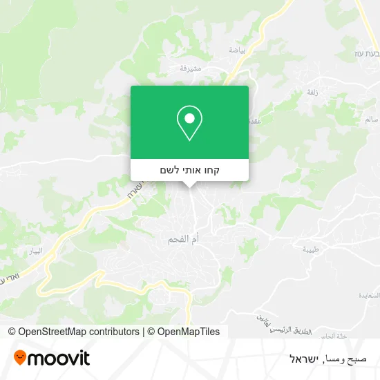 מפת صبح ومسا
