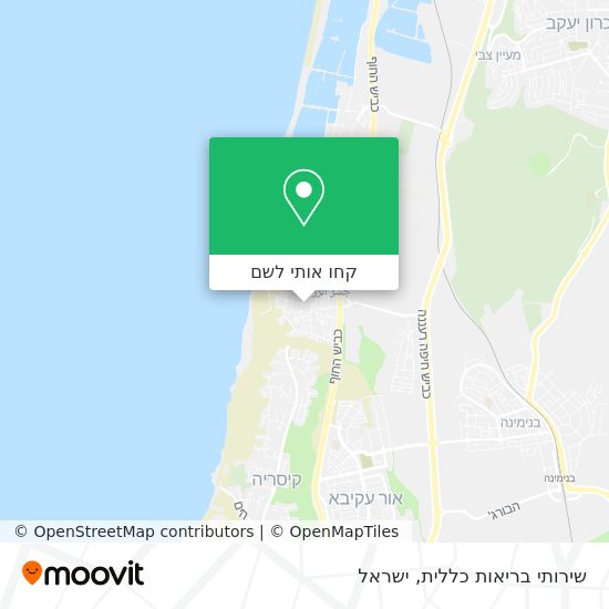 מפת שירותי בריאות כללית