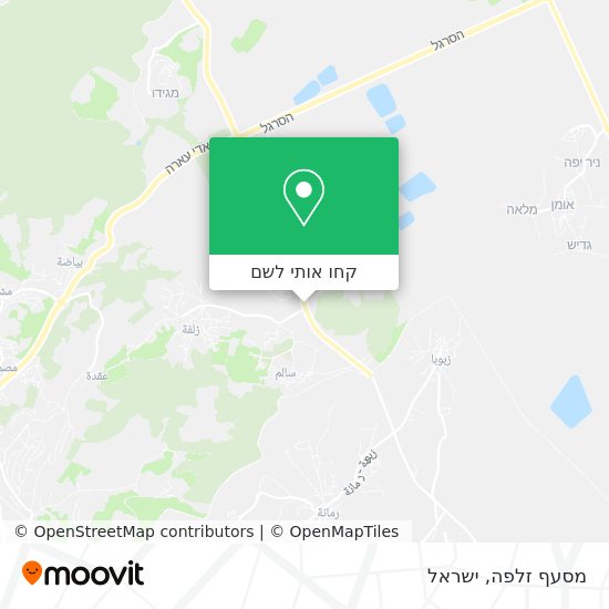 מפת מסעף זלפה