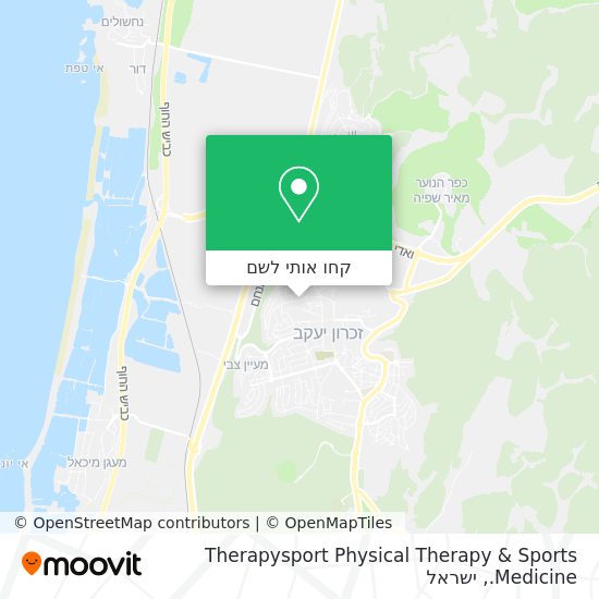 מפת Therapysport Physical Therapy & Sports Medicine.