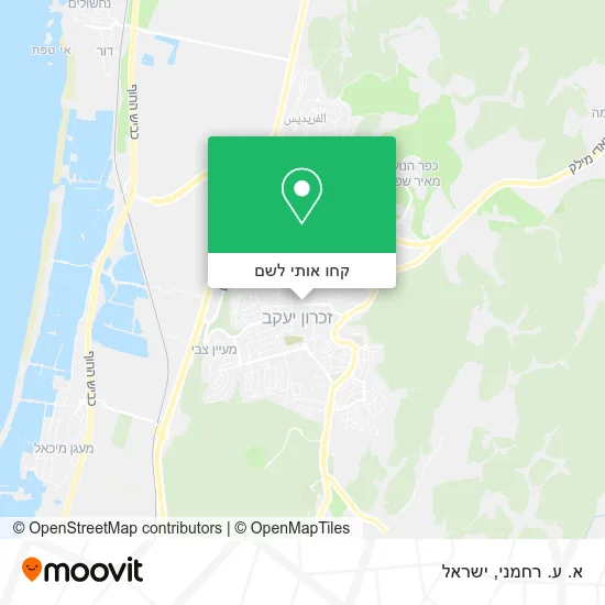 מפת א. ע. רחמני