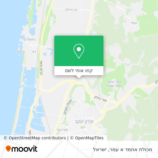 מפת מכולת אחמד א עמר