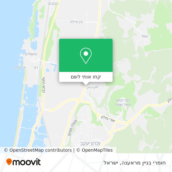 מפת חומרי בניין מראענה