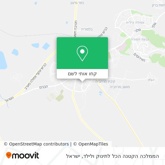 מפת הממלכה הקטנה הכל לתינוק ולילד