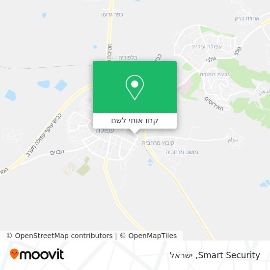 מפת Smart Security