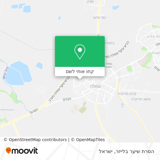 מפת הסרת שיער בלייזר