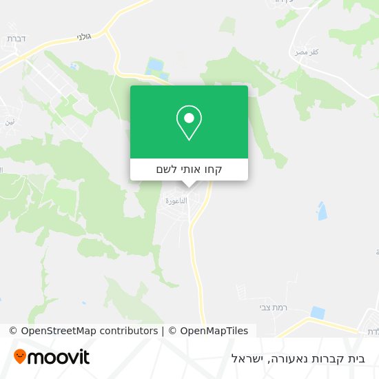 מפת בית קברות נאעורה
