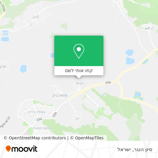 מפת סיון הנגר