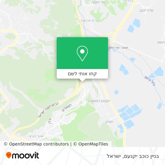 מפת בניין כוכב יקנעם