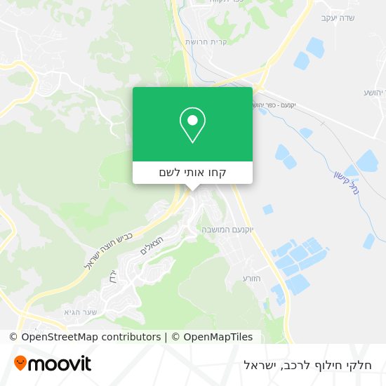 מפת חלקי חילוף לרכב