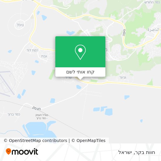 מפת חוות בקר