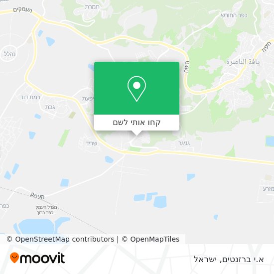 מפת א.י ברזנטים