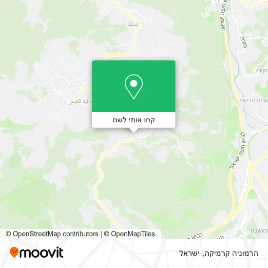 מפת הרמוניה קרמיקה