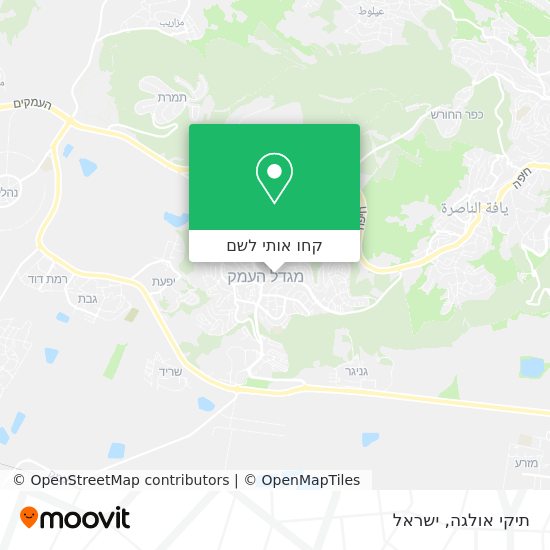 מפת תיקי אולגה