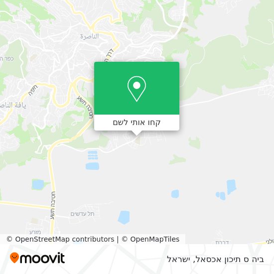 מפת ביה ס תיכון אכסאל
