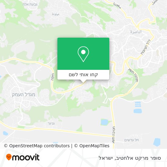 מפת סופר מרקט אלחטיב