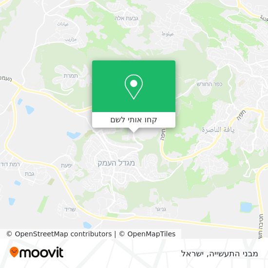 מפת מבני התעשייה