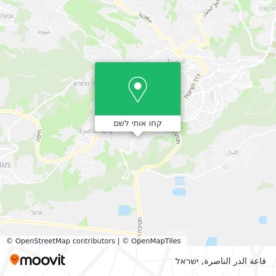 מפת قاعة الدر الناصرة