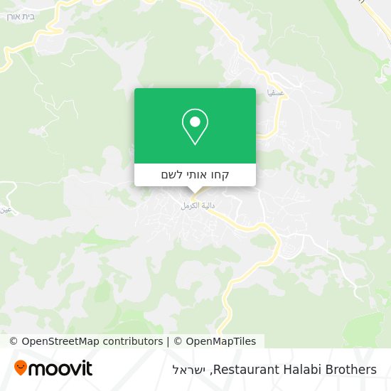 מפת Restaurant Halabi Brothers