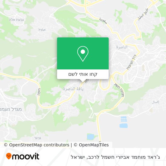 מפת ג'ראד מוחמד אביזרי חשמל לרכב