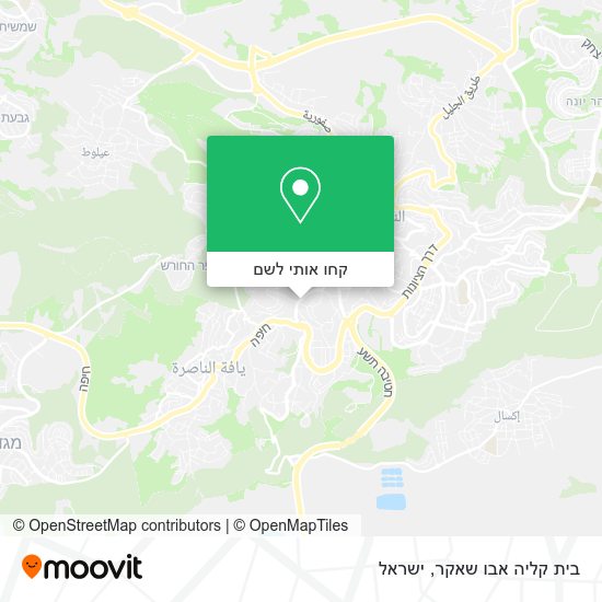 מפת בית קליה אבו שאקר