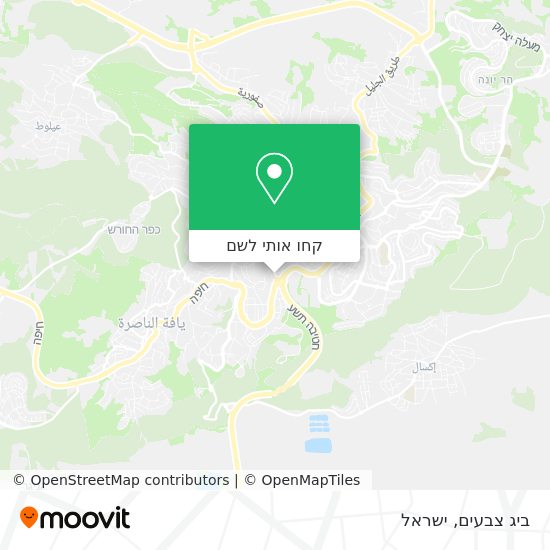 מפת ביג צבעים