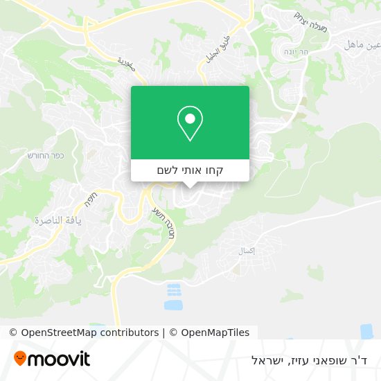 מפת ד'ר שופאני עזיז