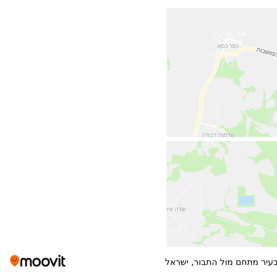 מפת יין בעיר מתחם מול התבור