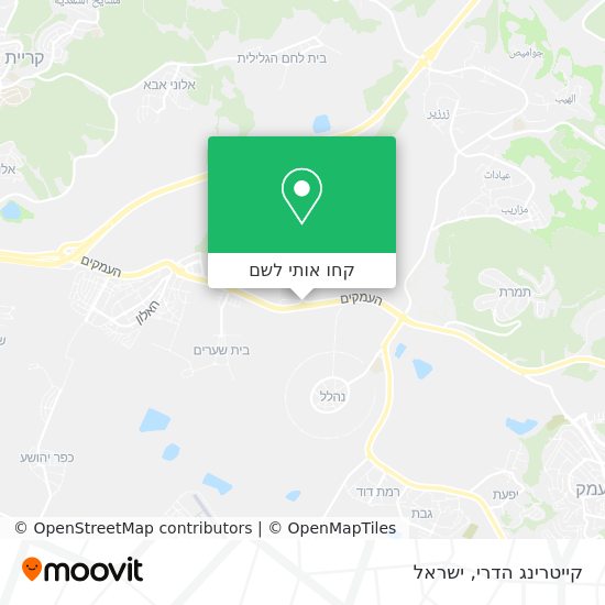 מפת קייטרינג הדרי