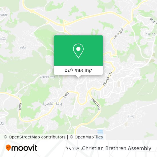 מפת Christian Brethren Assembly