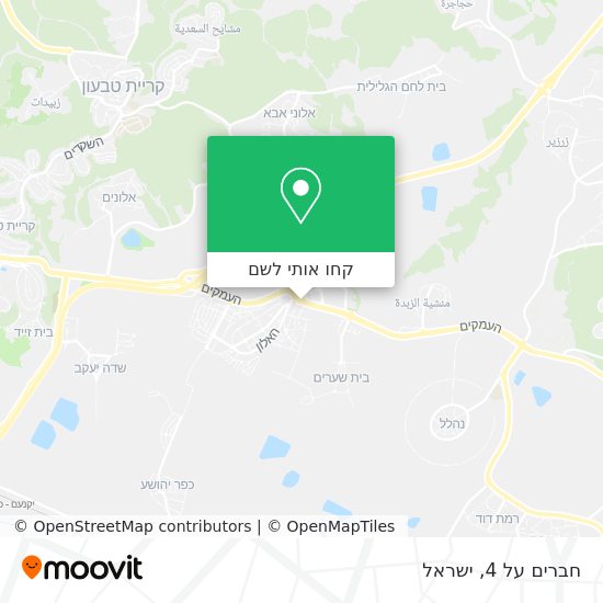 מפת חברים על 4