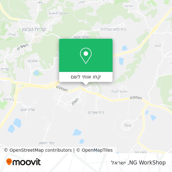 מפת NG WorkShop