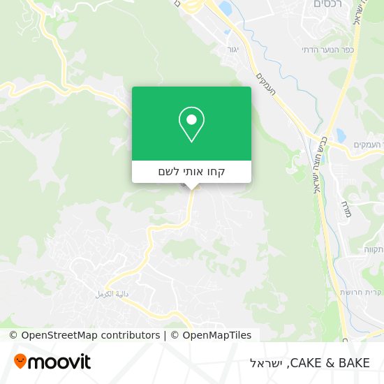 מפת CAKE & BAKE